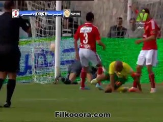 الجونة - الأهلي 1-0 السبت 15 فبراير 2014