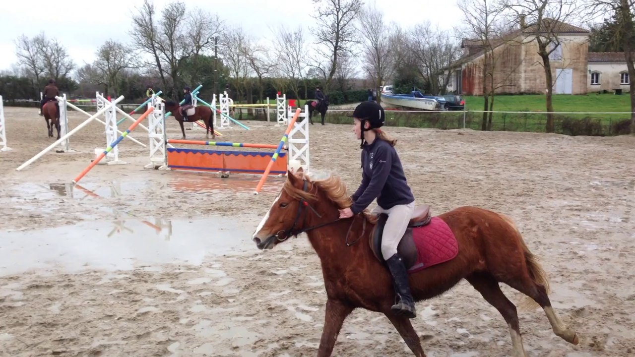 Enchaînement saut à cheval
