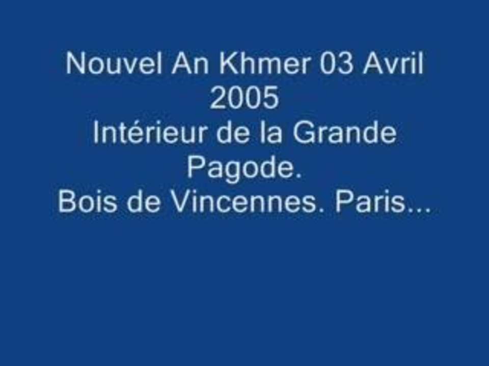 Pagode : Nouvel An Khmer