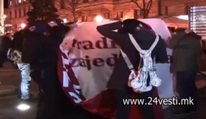 PROTESTI ZAGREB, PODGORICA I SARAEVO
