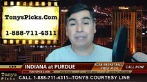 Purdue Boilermakers vs. Indiana Hoosiers Pick Prediction NCAA College Basketball Odds Preview 2-15-2014