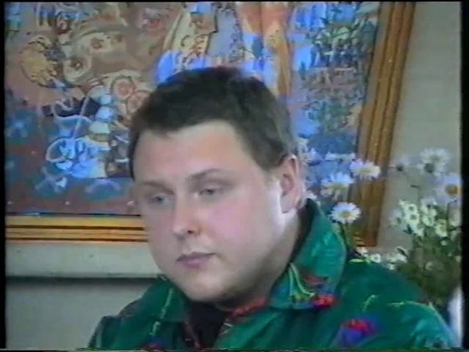 Защита дипломной работы. Художник Алексей Акиндинов. 1998 год. Рязанское художественное училище.