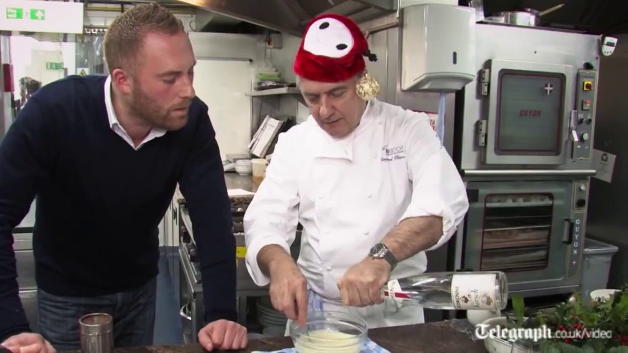 Raymond Blanc: how to make brandy butter and flambé your Christmas pudding