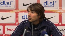 Conférence de presse AS Nancy-Lorraine - US Créteil (2-2) : Pablo  CORREA (ASNL) - Jean-Luc VASSEUR (USCL) - 2013/2014