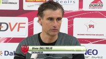 Conférence de presse Dijon FCO - CA Bastia (3-0) : Olivier DALL'OGLIO (DFCO) - Stéphane ROSSI (CAB) - 2013/2014