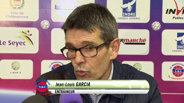 Conférence de presse Châteauroux - ESTAC Troyes (2-1) : Jean-Louis GARCIA (LBC) - Jean-Marc FURLAN (ESTAC) - 2013/2014