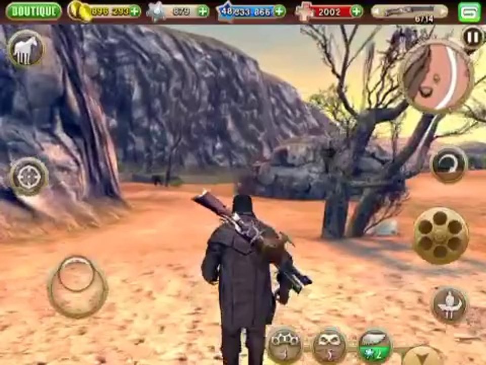 Six-guns Tuto (caractéristiques)