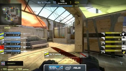 Na`Vi vs. 42N map 2 mirage, EMS One CIS Quali