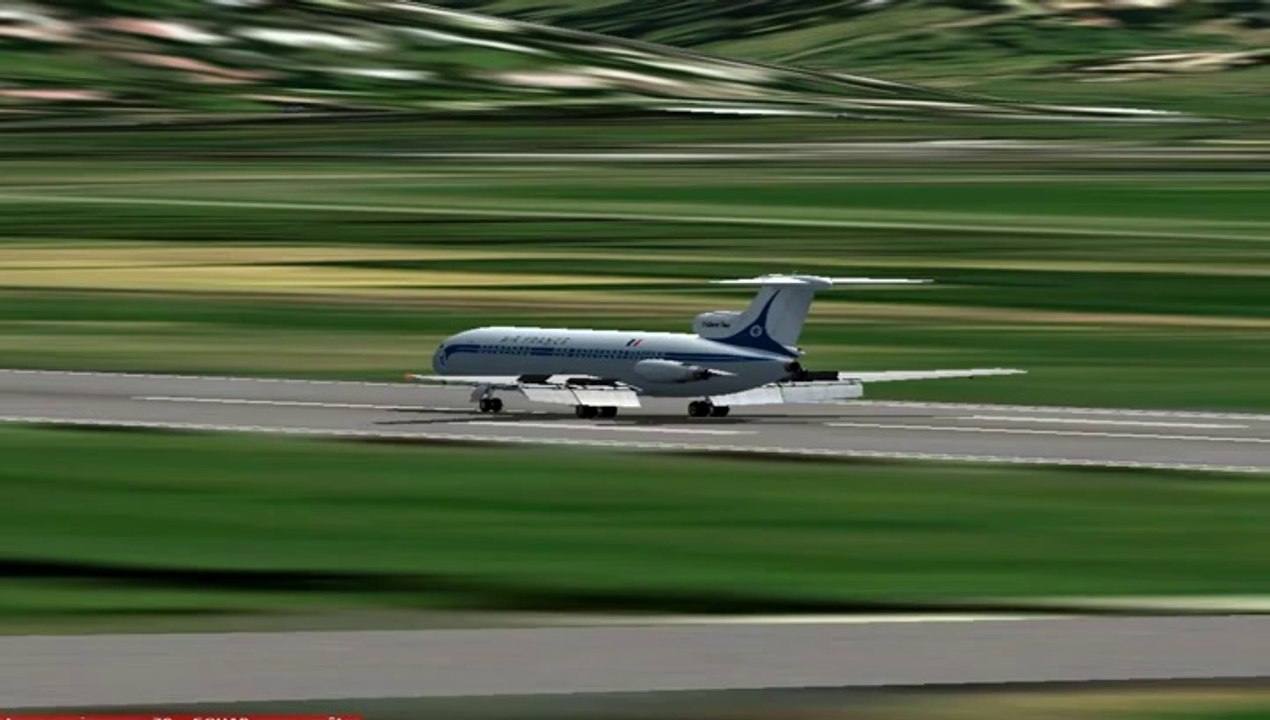 atterrissage trident " le lamentin"  MARTINIQUE