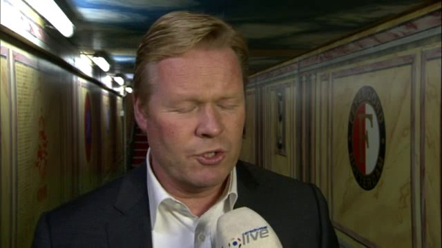 01-12-2012 Koeman vooraf aan Feyenoord – RKC Waalwijk