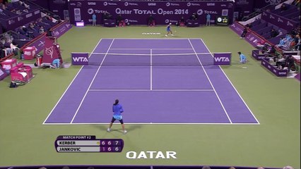 Jankovic v Kerber, Qatar Ladies Open, SF