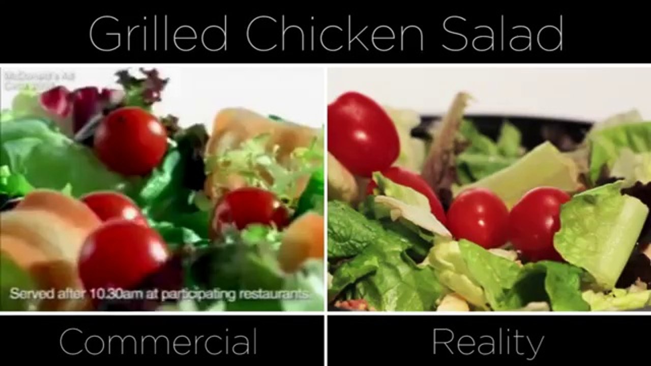 Mcdo Publicité Vs Réalité