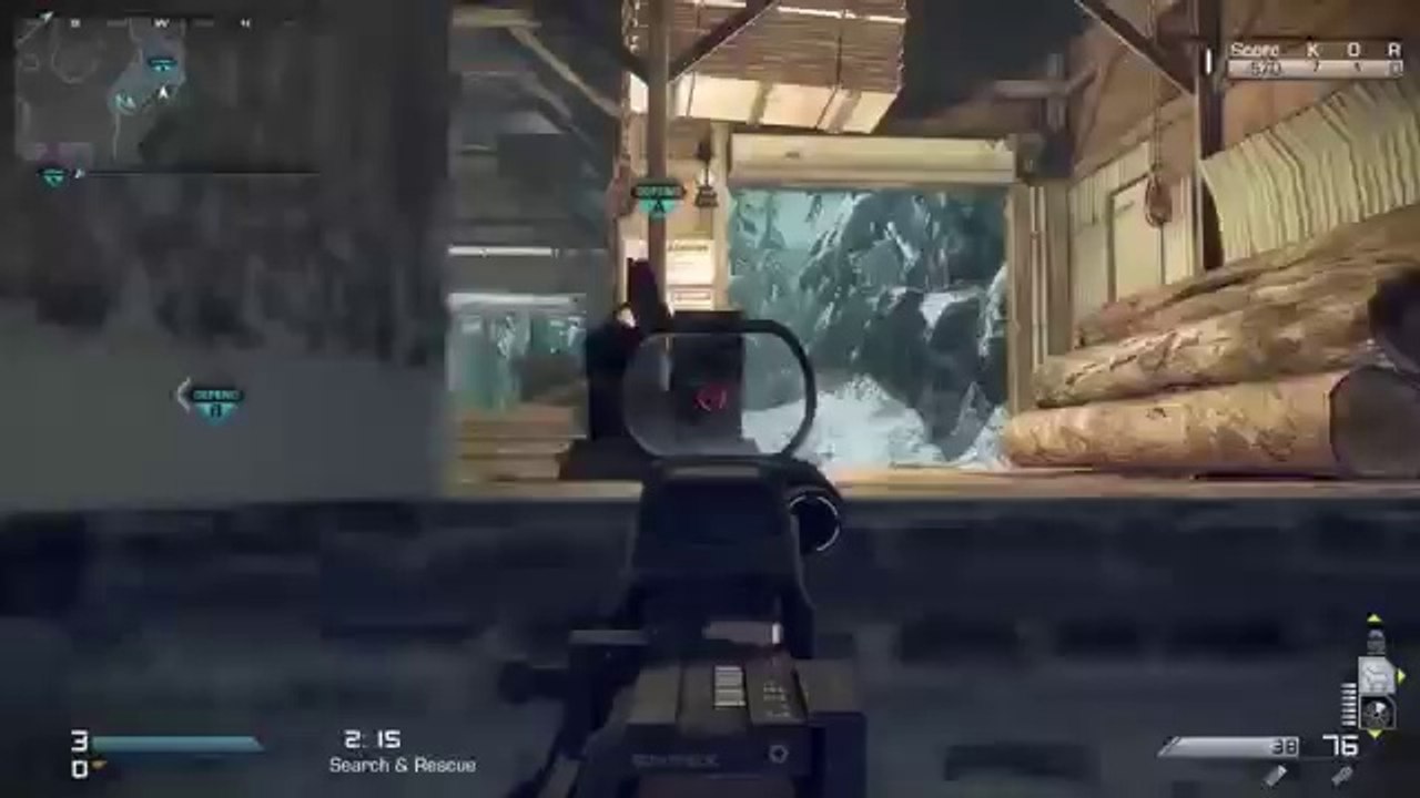 Call Of duty Ghost Search And Destroy Gameplay On Whiteout