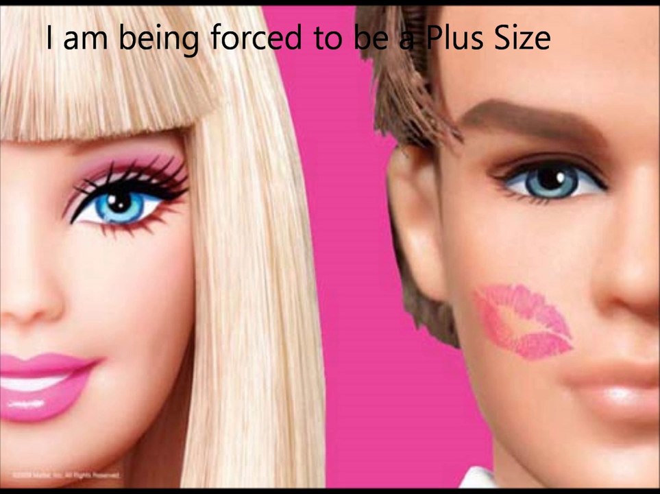 Ken dumps Barbie over weight gain.