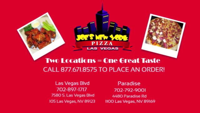 Who Has The Best Delivery Pizza Las Vegas | Joe's New York Pizza in Las Vegas pt. 7