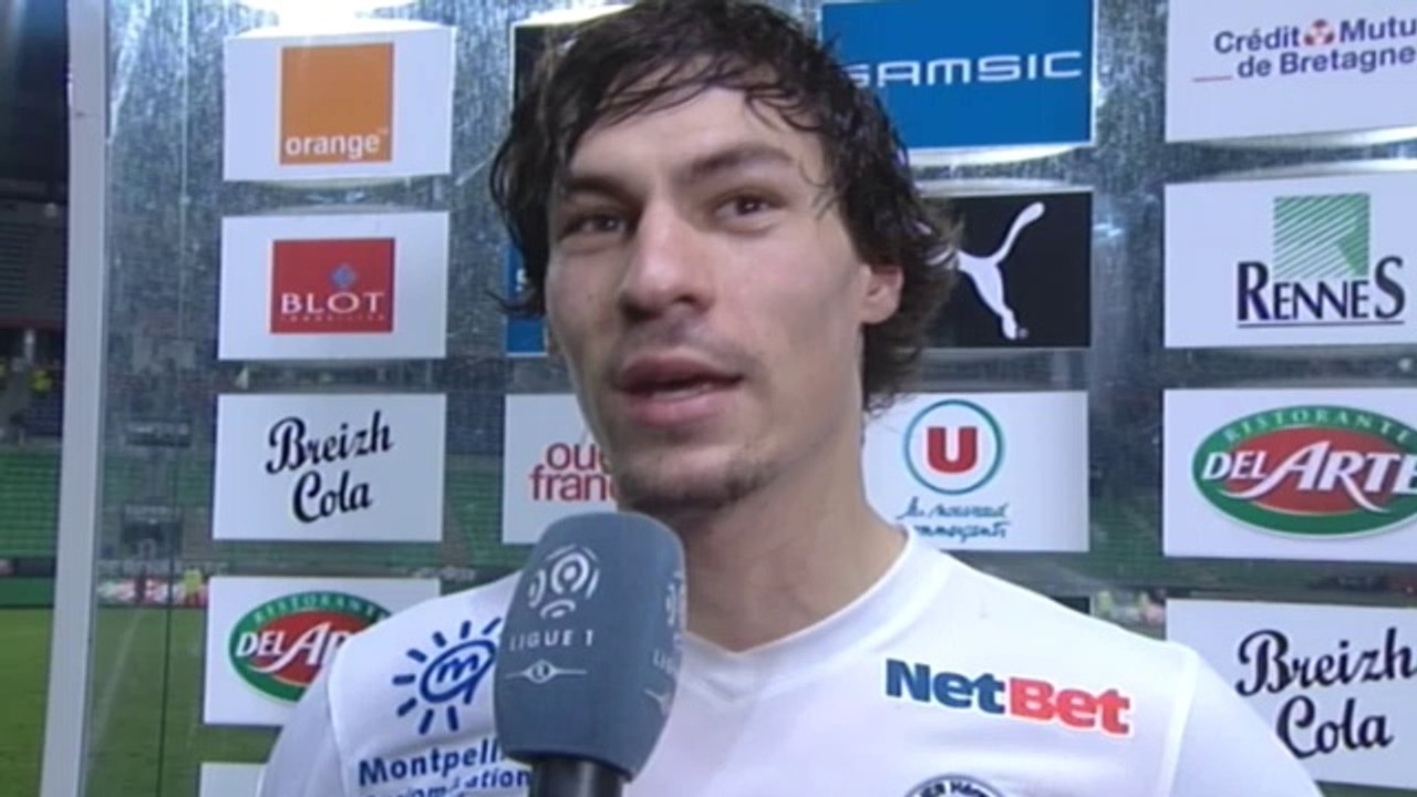 Benjamin Stambouli après SRFC 2-2 MHSC (25e journée L1)