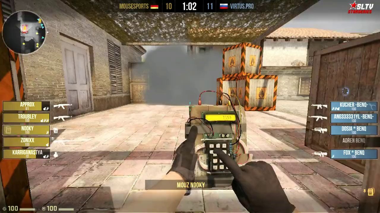 SLTV StarSeries V - Virtus.pro vs. Mousesports @ mirage_csgo