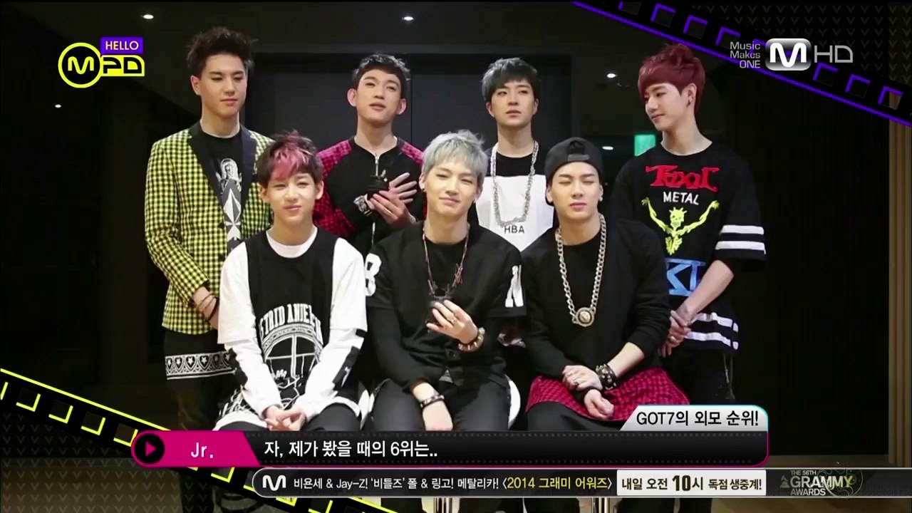 [HD] 140125 Mnet MPD's MVP Interview - GOT7 cut