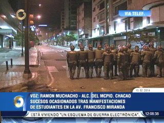 Protesta en Chacao dejó al menos 17 heridos y destrozos a comercios