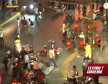 (Vídeo) Puñado de guarimberos tienen en zozobra a vecinos de Chacao y Altamira