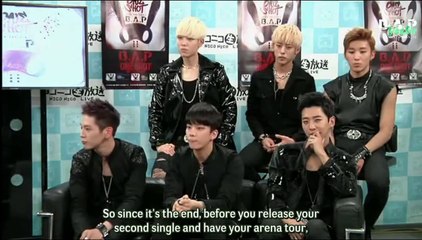 [ENG SUB] 131104 B.A.P One Shot Release Event on Niconico Channel Part 6