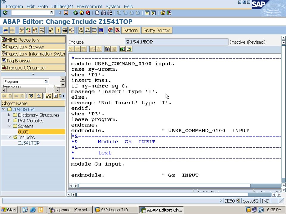 Module pool Program154