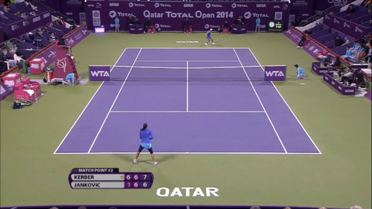 Doha: Kerber in Topform! Traum-Punkt gegen Jankovic