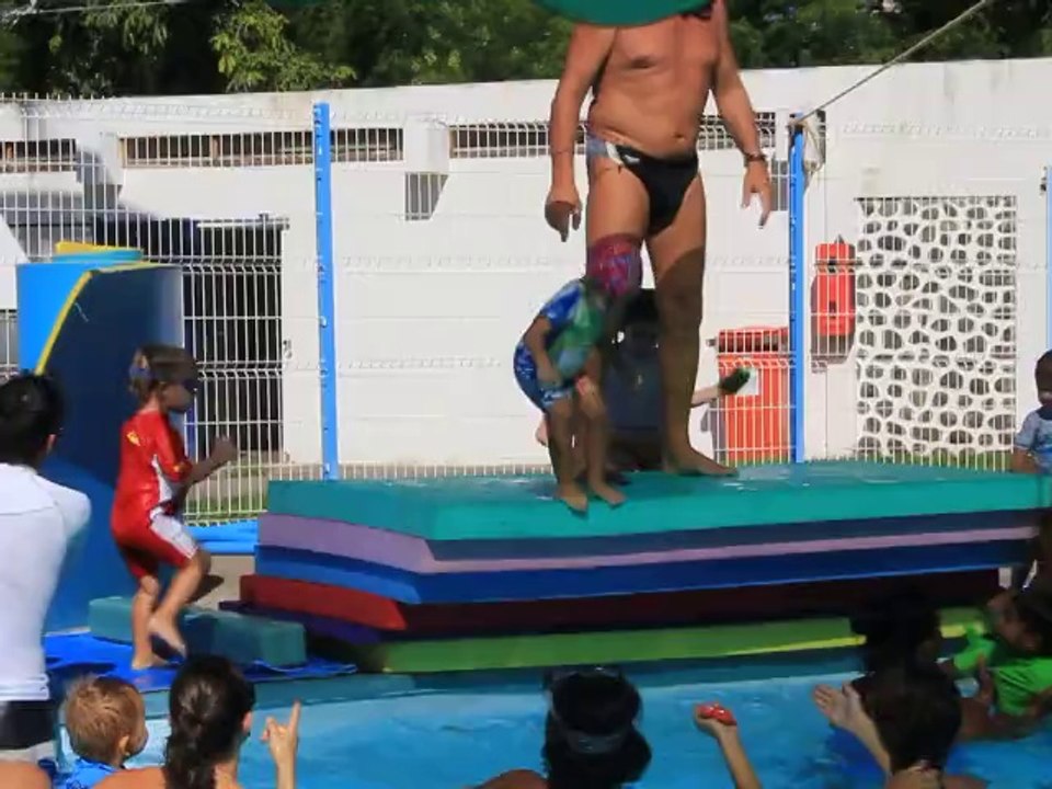 Plouf! dans le grand bain...