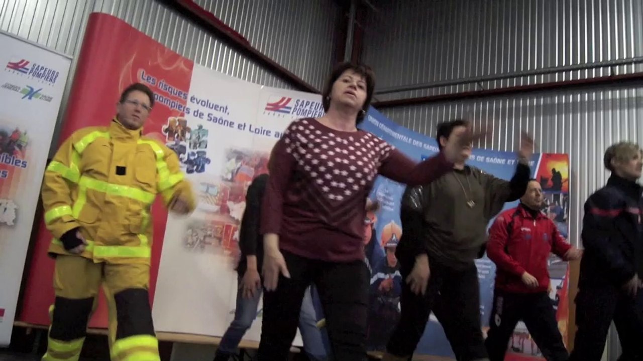 Flas mob des pompiers