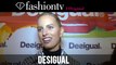 Candice Swanepoel in Desigual Fall/Winter 2014-15 Front Row | New York Fashion Week NYFW | FashionTV