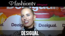 Candice Swanepoel in Desigual Fall/Winter 2014-15 Front Row | New York Fashion Week NYFW | FashionTV