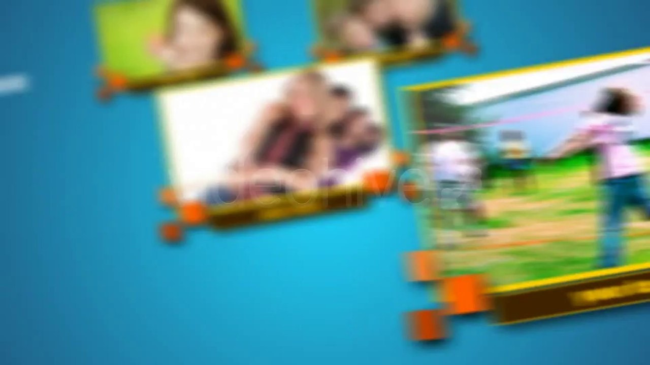 Blue Slide - After Effects Template