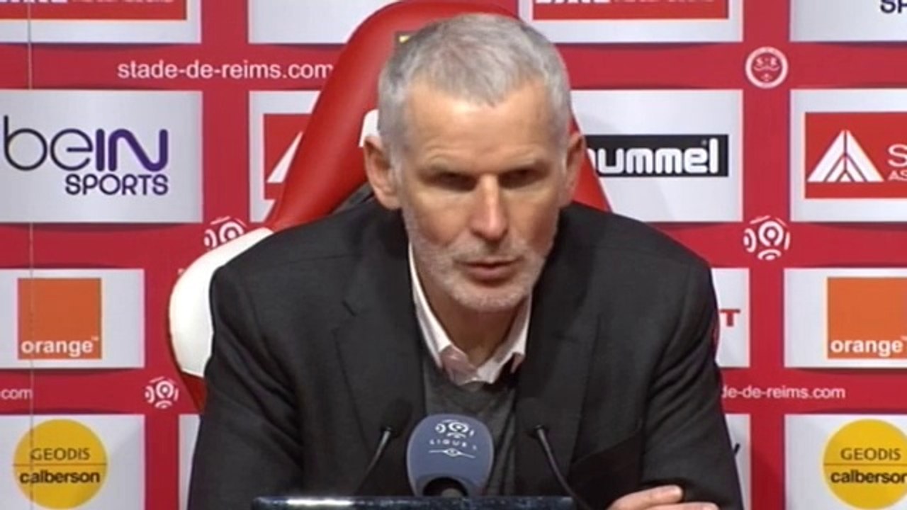 Conférence de presse après Reims-Bordeaux