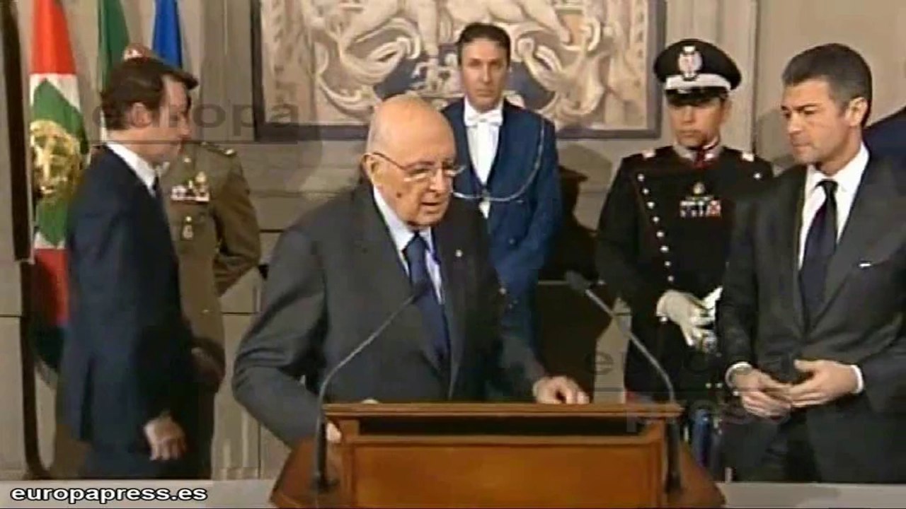 Napolitano concluye consultas para decidir Gobierno