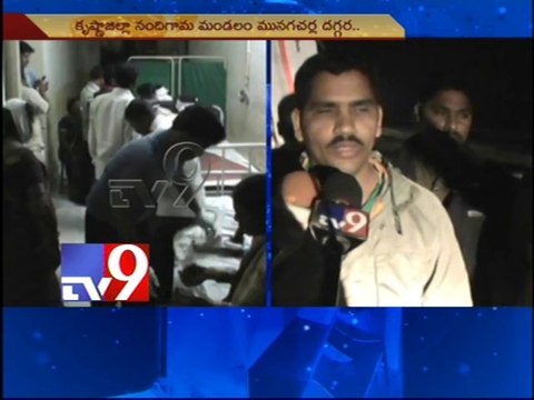 30 injured as private bus overturns in Krishna District