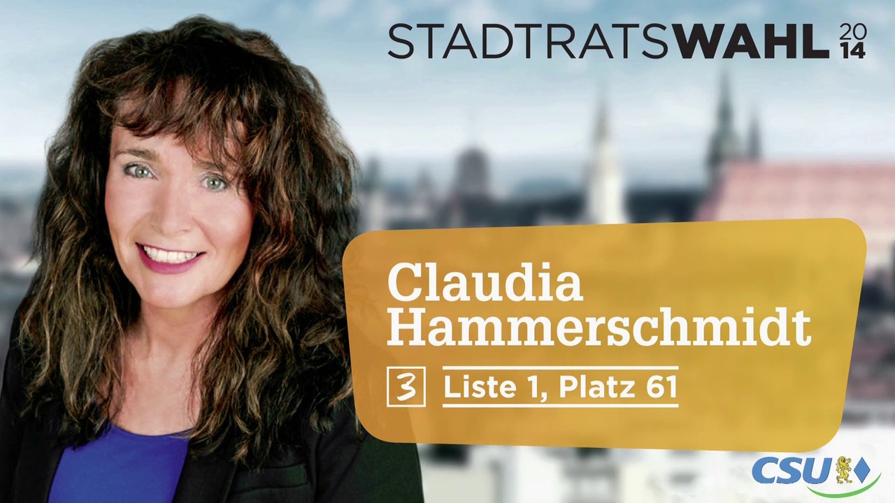 Claudia Hammerschmidt - CSU Wahlanleitung - So wählen Sie richtig