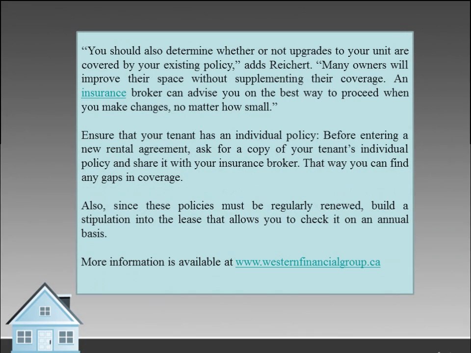 Protect yourself with condo insurance tips, Dyman & Associates Insurance Group of Companies