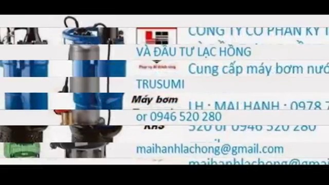 Bơm nước thải tsurumi 1.5kw, Bơm chìm (Nhật bản) KTZ 21.5, youtobe- lh 0978 763 520