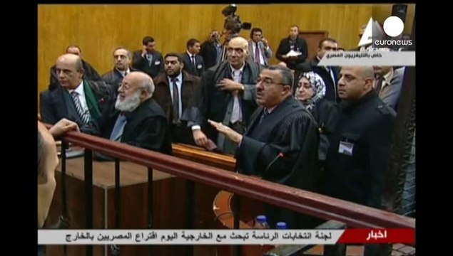 Aplazado el juicio en Egipto contra Mohamed Mursi por presunto espionaje.