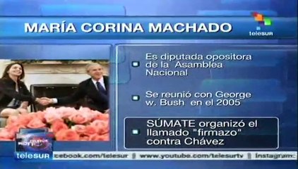 María Corina Machado, antirrevolucionaria respaldada por EE.UU.