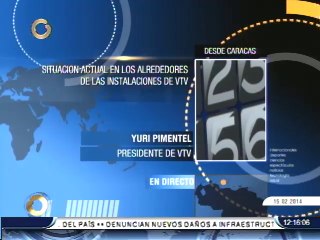 Pimentel: VTV seguirá trasmitiendo pese a manifestaciones