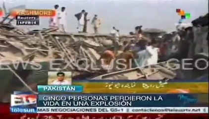 Acto terrorista en vía férrea de Pakistán deja saldo rojo