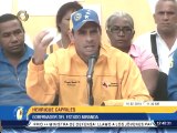 Capriles: Vamos a aislar a los violentos e infiltrados