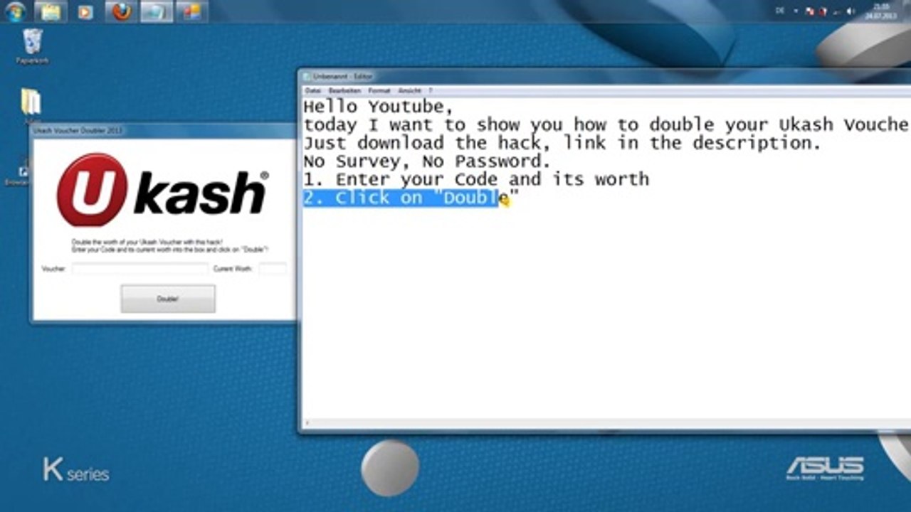 NEW Feb 2014 Ukash Voucher Hack Generator Doubler Working