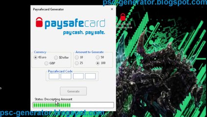 Paysafecard code Generator - Direct Download Feb 2014 [Proof]
