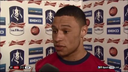 Arsenal vs Liverpool - Oxlade-Chamberlain Interview
