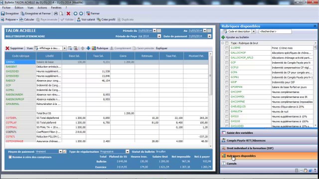 Tutoriel la gestion du DIF sur EBP Paye Open Line