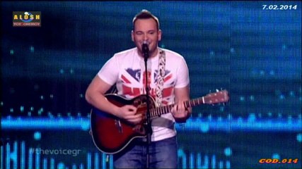 The Voice Of Greece - Δημητρης Μαρμαρινος [Long Train Runnin]..7/2/2014