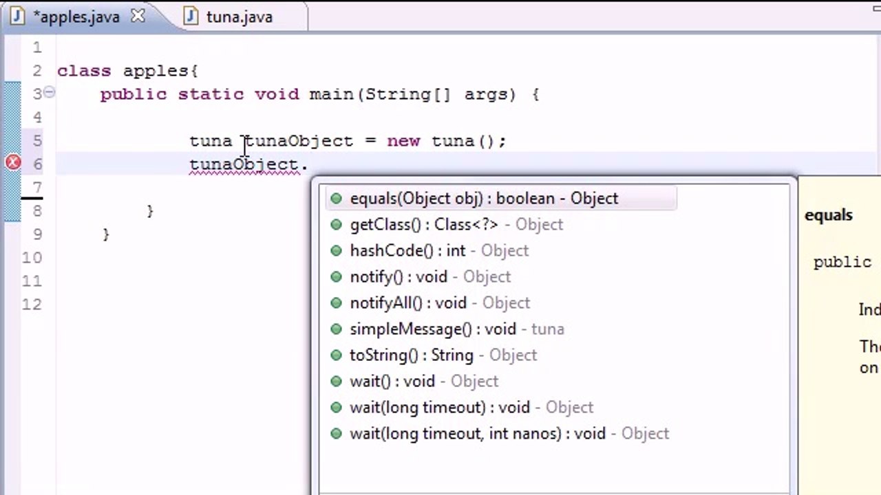 Java Tutorial 14 - using multiple classes