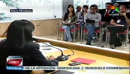 Medios internacionales se prestan a manipular información: Delcy Rdz.